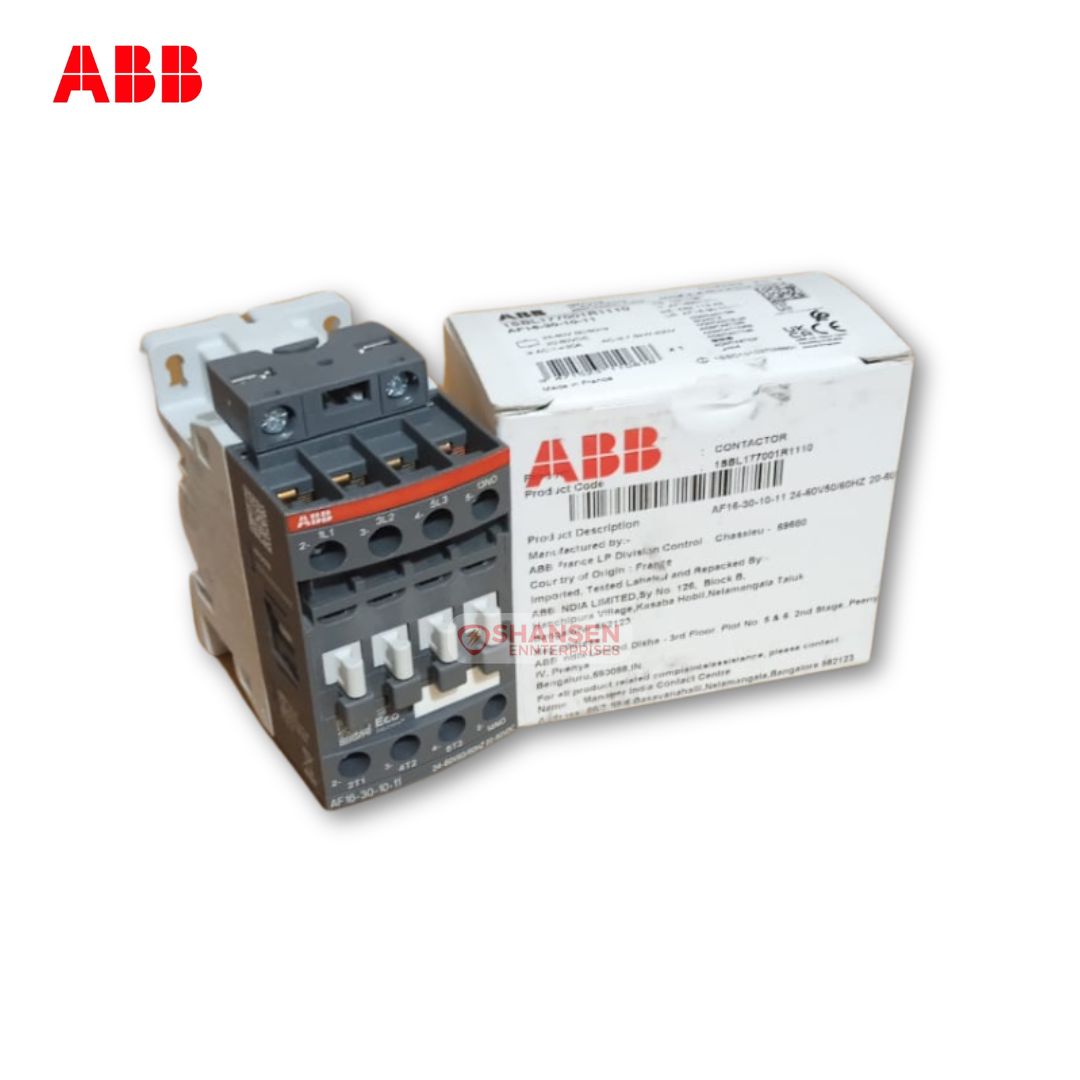 ABB_AF16-30-10-11_24-60V50_60HZ_20-60VDC_3_Pole_Contactor_with_box-top_view-industrial-products-india