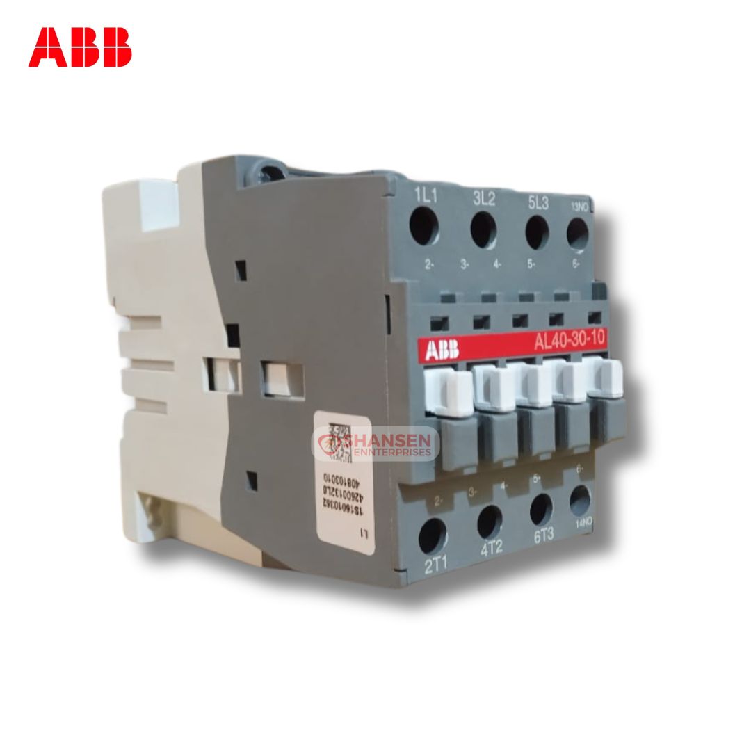 ABB AL40-30-10 240V DC Contactor for motor control and industrial automation available at Industrial Products India Marketplace