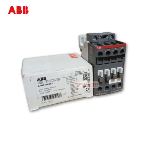 ABB AF09-30-01-11 Contactor with Box 24-60V AC/DC - Industrial Products India