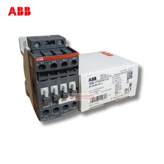 ABB AF16-30-10-11 Contactor with Original Box, 24-60V AC/DC, 3-Pole
