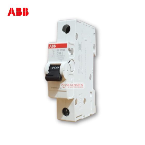 ABB SB201M-C0.5 Miniature Circuit Breaker – 0.5A Single Pole Type C Breaker by industrial products India