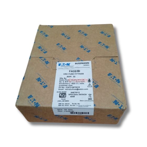 Eaton Bussmann FA32B HRC Fuse Fittings Box Packaging - Shansen Enterprises