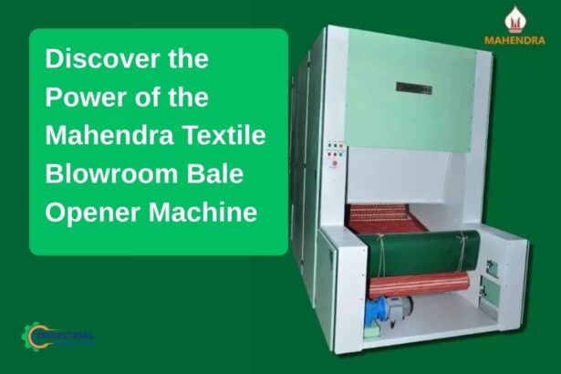 Discover the Power of the Mahendra Textile Blowroom Bale Opener Machine for cotton fiber opening and processing