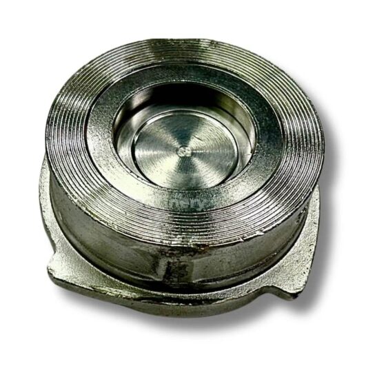 WJ Stainless Steel Wafer Type Disc Check Valve - Closed Position View