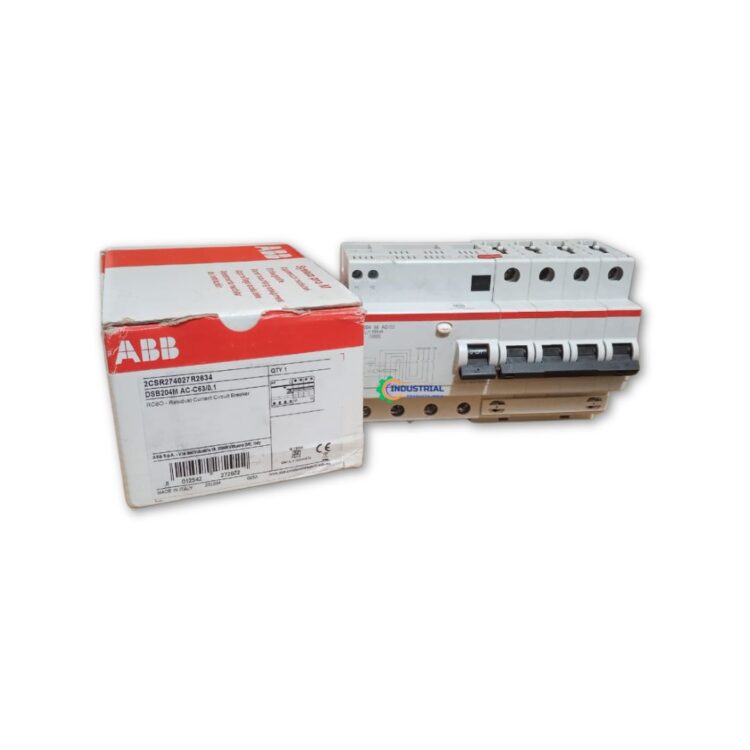 ABB DSB204M AC-C63/0.1 RCCB with Overcurrent Protection and Box Packaging