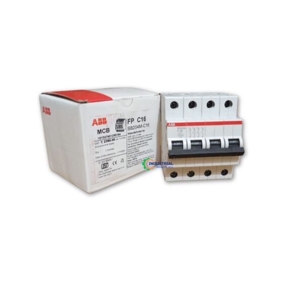ABB SB204M-C16 4P 16A MCB with Packaging – Industrial Products India