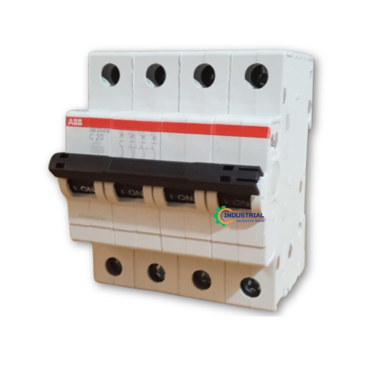 ABB SB204M-C20 4-Pole 20A Miniature Circuit Breaker from Verified Vendor – Industrial Products India