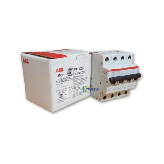ABB SB204M-C20 4-Pole 20A MCB with Box – Verified Vendor on Industrial Products India