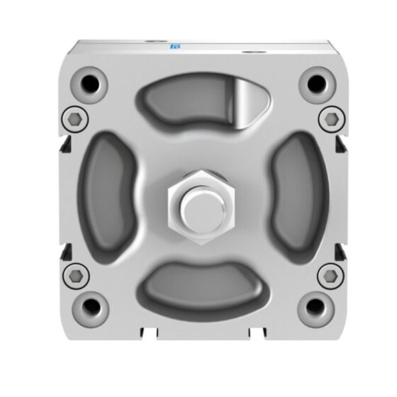 Front View of Festo ADN-100-15-A-P-A Compact Pneumatic Cylinder ISO 21287