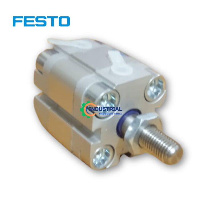 Festo ADVU-25-25-A-P-A Compact Air Cylinder with external thread piston rod, available via verified seller on Industrial Products India