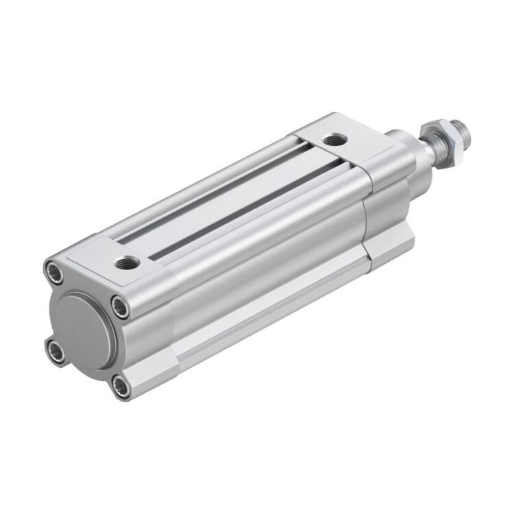 Side view of Festo DSBC-32-50-PPSA-N3 ISO Pneumatic Cylinder for industrial machinery