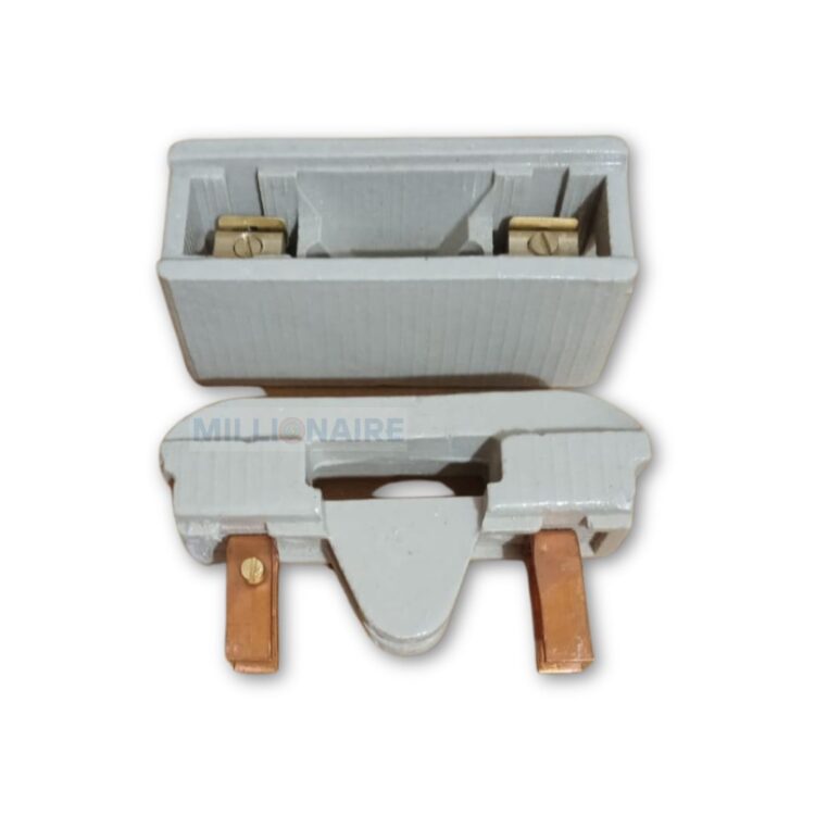 Front view of ceramic rewirable KitKat fuse unit 100A 415V for industrial and domestic applications